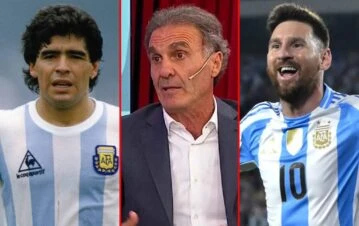 ¿Maradona o Messi? Oscar Ruggeri eligió al mejor del mundo y causó sorpresa