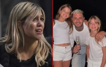 Los escandalosos mensajes que recibió Wanda Nara tras no querer entregarle a sus hijas a Mauro Icardi