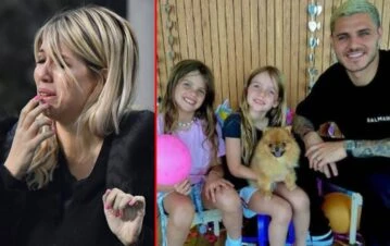 Qué les gritó Wanda Nara a sus hijas para provocarles una crisis de nervios por Mauro Icardi