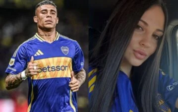 Ayrton Costa, la revelación de Boca, presentó a su novia con una romántica foto desde Miami: "TKM"