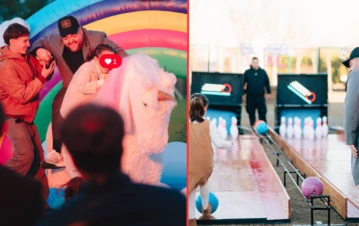 Darío Barassi le armó un parque de diversiones a su hija por su cumpleaños: las fotos del increíble festejo