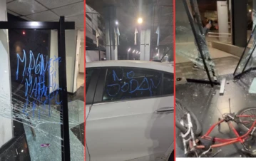 Manifestantes entraron a El Trece y destrozaron todo: el video