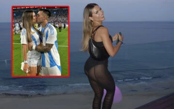 El mensaje de amor de Agustina Gandolfo a Lautaro Martínez desde República Dominicana