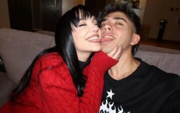 La Joaqui mostró el romántico gesto que tuvo Luck Ra con ella: “Te amo, cuartetero”