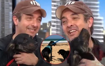 La increíble historia del perrito que Ricardo Darín rescató en 2021 y ahora vive en el Caribe
