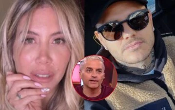 Ángel de Brito mostró el video en el que Wanda Nara deja ir a sus hijas con Mauro Icardi “apurada” por la Justicia