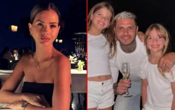 Qué hizo la China Suárez mientras Mauro Icardi le entregaba sus hijas a Wanda Nara