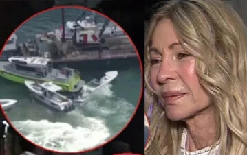 El video del choque de barcos que causó la muerte de la nieta de Cris Morena y Gustavo Yankelevich