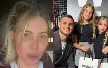 Wanda Nara respondió si sigue en contacto con Mauro Icardi y qué pasará con sus hijas
