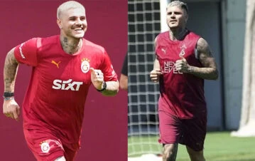 Lío gordo: Mauro Icardi volvió a entrenar pero en Turquía criticaron su estado físico y creen que la China es la culpable