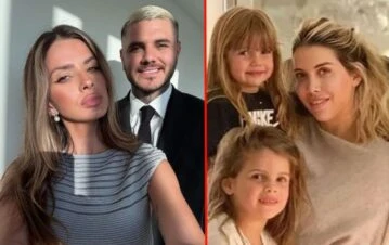 La foto familiar de la China Suárez con las hijas de Mauro Icardi que generó polémica: "Están muy..."
