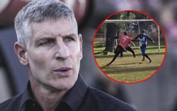 ¡Está intacto! El video del golazo de Martín Palermo a sus 51 años para salir campeón