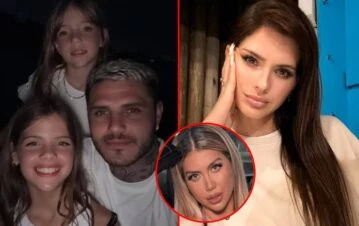 El pedido de las hijas de Wanda Nara por la China Suárez a horas del viaje de Mauro Icardi a Turquía