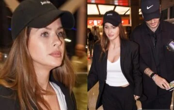 ¡Video documento! Qué barbaridades le gritaban a la China Suárez cuando llegó a Ezeiza para viajar a Turquía