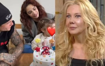 Melody Luz y Alex Caniggia mostraron por primera vez la carita de Venezia… ¡y es igual a Mariana Nannis!