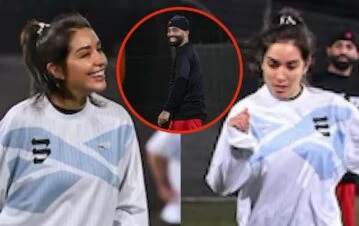 María Becerra volvió a jugar al fútbol tras varias semanas de rehabilitación: el video