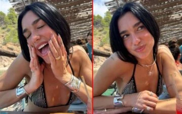 Las fotos de las vacaciones paradisíacas de Dua Lipa y sus amigas que causaron furor