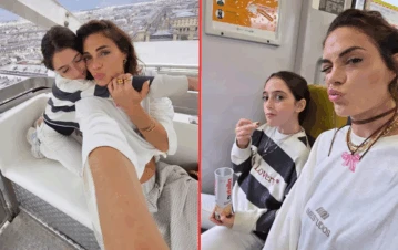 Todas las fotos del increíble viaje de Emilia Attias junto a su hija a París lejos del Turco Naim