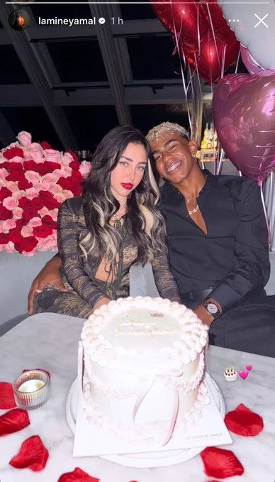NICKI NICOLE SE HIZO EL REGALO MAS GRANDE SU VIDA: FESTEJO SU CUMPLE BLANQUEANDO CON LAMINE YAMAL