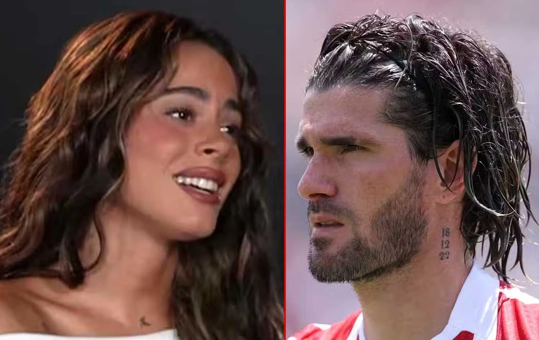 El mensaje romántico de Rodrigo de Paul a Tini Stoessel tras la polémica cancelación del show