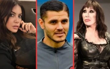Moria Casán acusó a Wanda Nara de crear un 'monstruo' en Mauro Icardi: "Lo armó a su manera y ahora…"
