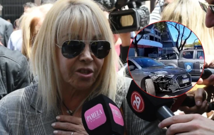 claudia villafañe habló tra sufrir un accidente.