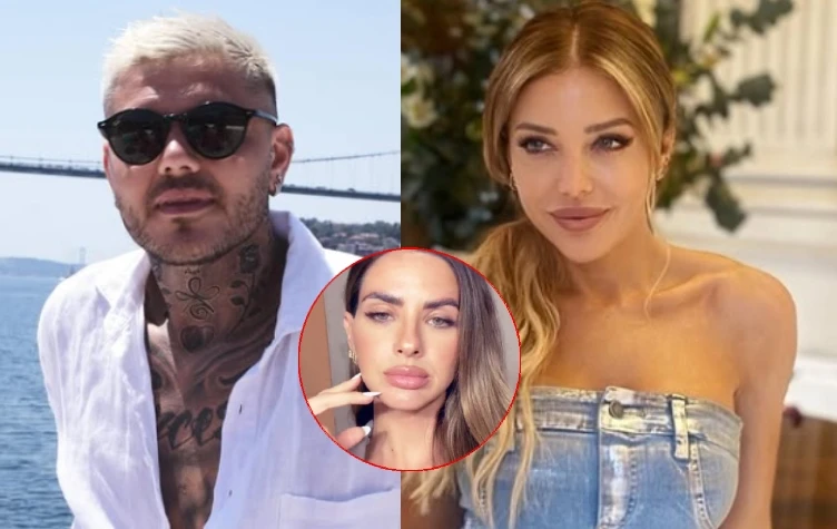 mauro icardi se acercó a evangelina anderson en medio de su separación de demichelis..