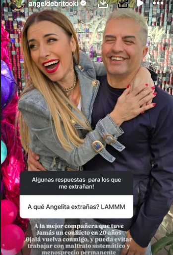 ANGEL DE BRITO ELIGIO A MARIANA BREY COMO SU MEJOR COMPAÑERA. ¿Y YANINA LATORRE?