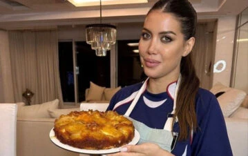 Cómo hacer la torta invertida de manzanas de Wanda Nara: fácil, rica y húmeda