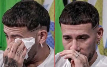 Desgarrador: el llanto de Nicolás Otamendi tras anunciar su retiro de la Selección Argentina