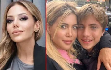 El mensaje de Evangelina Anderson a Valentino, el hijo de Wanda Nara, en medio de su momento más difícil