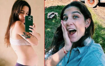 El video de Juana Repetto para anunciar el género de su bebé a los 3 meses de embarazo