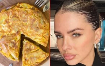 La receta de tortilla de papas de la China Suárez para cocinar este fin de semana