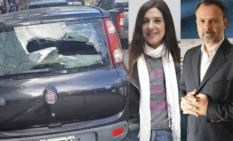 Atacaron el edificio de Radio 10 y destrozaron los autos de sus conductores principales