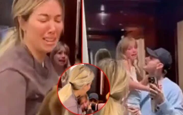 Terrible video: la pelea de Wanda Nara y Mauro Icardi con sus hijas llorando y a los gritos