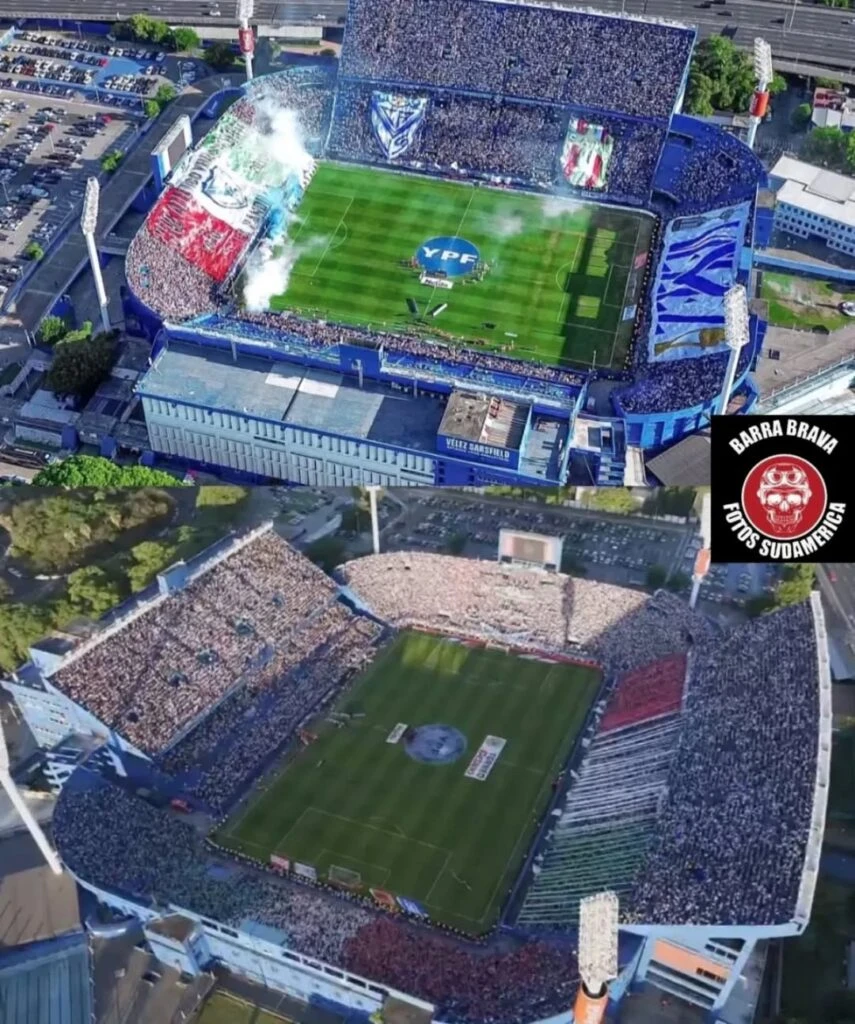 CASA LLENA. ASI ESTABA LA CANCHA EL DIA QUE VELEZ GANO SU ULTIMO TITULO LOCAL EN EL AMALFITANI, EN DICIEMBRE DE 2024.