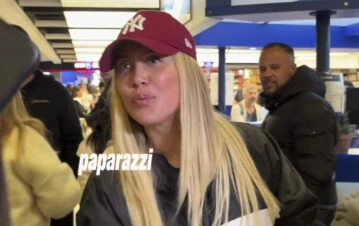 ¡Exclusivo! Wanda Nara volvió al país tras el problema de salud de su hija menor