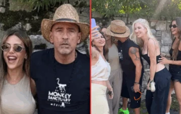 Eros Ramazzotti contó toda la verdad detrás de incómodo beso con Evangelina Anderson