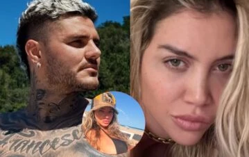 Mauro Icardi provocó a Wanda Nara con una foto de la China Suárez en bikini y un mensaje feroz