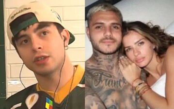 Rusherking descolocó con su confesión a corazón abierto sobre la China Suárez y Mauro Icardi: “Si ella…”