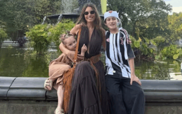 El álbum de fotos de Pampita y sus hijos de vacaciones en Central Park, Nueva York
