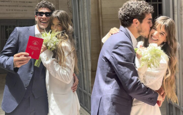 El casamiento del actor y cantante El Purre y la figura de Soy Luna Malena Ratner: "Oficialmente marido y mujer"