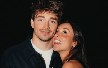 Charles Leclerc le hizo una impresionante propuesta de casamiento a su novia