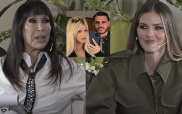 La China Suárez le contó a Moria Casán qué decía el primer mensaje que le mandó Icardi a espaldas de Wanda Nara: "Me lo puso"