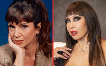 Se filtraron las primeras fotos de Griselda Siciliani interpretando a Moria Casán