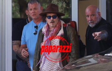 ¡Exclusivo! Las fotos de Johnny Deep llegando a Argentina en medio de un enorme operativo de seguridad