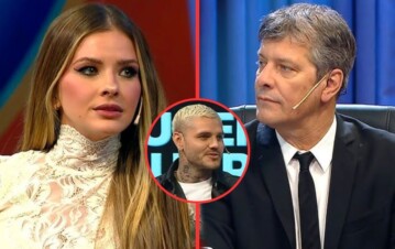 Qué pasó entre la China Suárez y Mauro Icardi durante el corte de su entrevista con Mario Pergolini: lo que no se vio
