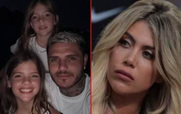 La fuerte actitud de las hijas de Mauro Icardi con Wanda Nara tras vivir con la China Suárez