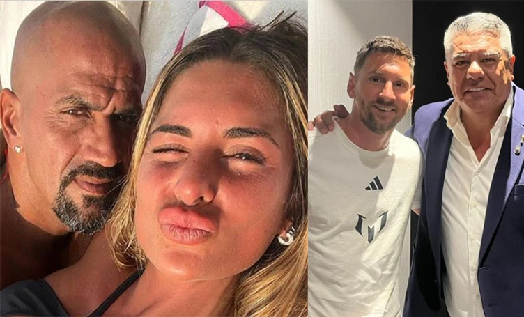 La mujer de la Brujita Verón trató de "sorete" a Messi por su amistad con Chiqui Tapia"