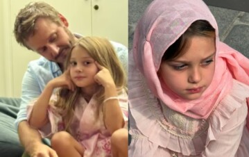 El dolor de Benjamín Vicuña: a la distancia, mostró una foto desgarradora de su hija Magnolia desde Turquía